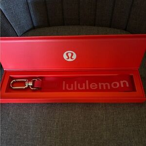 Lululemon Red Key Chain